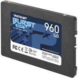 Patriot Burst Elite 2.5" 960 Go Série ATA III SSD Noir, 960 Go, 2.5", 450 Mo/s, 6 Gbit/s