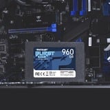Patriot Burst Elite 2.5" 960 Go Série ATA III SSD Noir, 960 Go, 2.5", 450 Mo/s, 6 Gbit/s