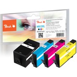 Peach PI300-977 cartouche d'encre 4 pièce(s) Compatible Rendement élevé (XL) Noir, Cyan, Magenta, Jaune Rendement élevé (XL), 31 ml, 12 ml, 895 pages, 4 pièce(s), Multi pack