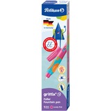 Pelikan Stylo-plume Griffix 4 rose fuchsia, Gaucher