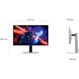 SAMSUNG G60SF écran plat de PC 68,6 cm (27") 2560 x 1440 pixels Quad HD OLED Argent Moniteur gaming  Argent, 68,6 cm (27"), 2560 x 1440 pixels, Quad HD, OLED, 0,03 ms, Argent