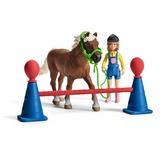 Schleich Farm World - Entraînement à l'agilité pour poneys, Figurine 42481