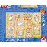 Schmidt Spiele Chats nobles en pleine floraison, Puzzle 