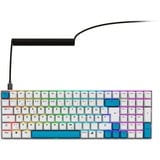 Sharkoon SKILLER SGK50 S2 PBT, clavier gaming Blanc, Layout DE, Gateron G Pro 3.0 Yellow