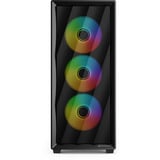 Sharkoon  boîtier midi tower Noir | 2x USB-A | RGB | Verre Trempé