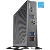 Shuttle XPC slim Barebone DS50U, Intel Celeron 7305, 2x LAN (1x 2.5Gbit ,1x 1Gbit), 1xCOM,1xHDMI,1xDP, 1x VGA, fanless, fonctionnement permanent 24/7 Noir, Intel Celeron 7305, 2x LAN (1x 2.5Gbit ,1x 1Gbit), 1xCOM,1xHDMI,1xDP, 1x VGA, fanless, fonctionnement permanent 24/7, 1,3L mini PC, Mini PC type barebone, DDR5-SDRAM, PCI Express, Série ATA III, Ethernet/LAN, 90 W