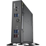 Shuttle XPC slim Barebone DS50U, Intel Celeron 7305, 2x LAN (1x 2.5Gbit ,1x 1Gbit), 1xCOM,1xHDMI,1xDP, 1x VGA, fanless, fonctionnement permanent 24/7 Noir, Intel Celeron 7305, 2x LAN (1x 2.5Gbit ,1x 1Gbit), 1xCOM,1xHDMI,1xDP, 1x VGA, fanless, fonctionnement permanent 24/7, 1,3L mini PC, Mini PC type barebone, DDR5-SDRAM, PCI Express, Série ATA III, Ethernet/LAN, 90 W
