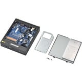 Shuttle XPC slim Barebone DS50U, Intel Celeron 7305, 2x LAN (1x 2.5Gbit ,1x 1Gbit), 1xCOM,1xHDMI,1xDP, 1x VGA, fanless, fonctionnement permanent 24/7 Noir, Intel Celeron 7305, 2x LAN (1x 2.5Gbit ,1x 1Gbit), 1xCOM,1xHDMI,1xDP, 1x VGA, fanless, fonctionnement permanent 24/7, 1,3L mini PC, Mini PC type barebone, DDR5-SDRAM, PCI Express, Série ATA III, Ethernet/LAN, 90 W