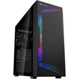 SilverStone SETA H1 boîtier midi tower Noir | 2x USB-A | 1x USB-C | RGB | Window