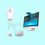 TP-Link TL-PA8033P KIT Adaptateur réseau CPL 1300 Mbit/s Ethernet/LAN Blanc 2 pièce(s), Powerline 1300 Mbit/s, IEEE 1901, IEEE 802.3, IEEE 802.3ab, IEEE 802.3u, Type E / F, Gigabit Ethernet, 10,100,1000 Mbit/s, HomePlug AV2