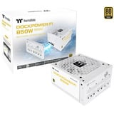 Thermaltake Dockpower FI Neige alimentation modulaire 850 watt Blanc, 1x 12V-2x6, 4x PCIe