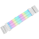 Thermaltake Mod ARGB Snow Cable 24Pin, Gestion des câbles Blanc