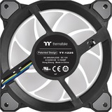 Thermaltake Riing Quad 14 RGB Radiator Fan TT Premium Edition Single Fan Pack, Ventilateur de boîtier Noir, Ventilateur, 14 cm, Noir