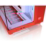 Thermaltake View 380 XL TG ARGB boîtier midi tower Rouge | 2x USB-A | 1x USB-C | RGB | Verre Trempé