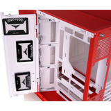 Thermaltake View 380 XL TG ARGB boîtier midi tower Rouge | 2x USB-A | 1x USB-C | RGB | Verre Trempé