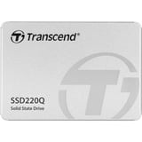 Transcend SSD220Q 2.5" 2000 Go Série ATA III QLC 3D NAND SSD 2000 Go, 2.5", 550 Mo/s