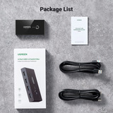 UGREEN US216 USB 3.0 KVM Switch 2PC 2-Entrées 4-Sorties Boîte de commutation, Switch USB 