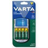 Varta -POWERLCD Chargeurs de batterie Hybrides nickel-métal (NiMH), AA, AAA, 4 pièce(s), Piles fournies