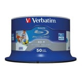 Verbatim 43812 disque vierge Blu-Ray BD-R 25 Go 50 pièce(s), Disques Blu-ray 25 Go, BD-R, Fuseau, 50 pièce(s)