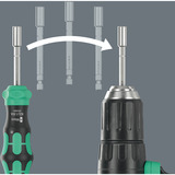 Wera 05051519001, Set d'embouts de vissage Noir/Vert