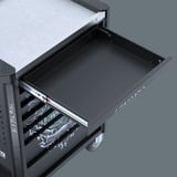 Wera 9706 Tool Rebel Chariot d'atelier Stainless 2, avec équipement, Chariot à outils Noir/Argent