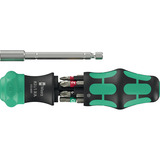 Wera Kraftform Kompakt 28 RA 1, Set d'embouts de vissage Noir/Vert