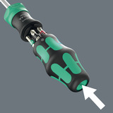 Wera Kraftform Kompakt 28 RA 1, Set d'embouts de vissage Noir/Vert
