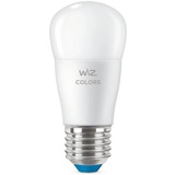 WiZ Ampoule 4,9 W (éq. 40 W) P45 E27, Lampe à LED 9 W (éq. 40 W) P45 E27, Ampoule intelligente, Blanc, LED intégrée, E27, Blanc, 2200 K