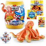 ZURU Robo Alive Deep Sea Monster Surprise, Figurine Robo Alive Deep Sea Monster Surprise, Garçon/Fille, 5 an(s), Effets lumineux