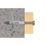 fischer 062760 ancrage à vis et cheville murale 50 pièce(s) 5 cm Gris clair, 5 cm, 8 mm, 6 cm, 4,5 mm, 6 mm, 50 pièce(s)