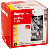 fischer Cheville à expansion SX Plus 8x40 Gris clair