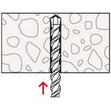 fischer Cheville à expansion SX Plus 8x40 Gris clair