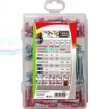 fischer Profi-Box DuoPower + vis, Cheville Gris clair/Rouge
