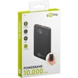 goobay Powerbank Compact 10 000 mAh Noir