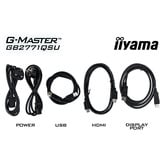 iiyama G-Master GB2771QSU-B1 Red Eagle 27" Moniteur gaming Noir (Mat), 1x DisplayPort, 2x HDMI, 2x USB-C, 2x USB-A, 200 Hz, 68,6 cm (27"), 2560 x 1440 pixels, Wide Quad HD, Noir