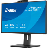 iiyama ProLite XB2497HSNH-B1 23.8" Moniteur Noir (Mat), 1x DisplayPort, 1x HDMI, 3x USB-C, 2x USB-A, 1x RJ-45, 60,5 cm (23.8"), 1920 x 1080 pixels, Full HD, Noir