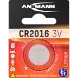 Ansmann CR 2016 Batterie à usage unique CR2016 Lithium-Ion (Li-Ion) Argent, Batterie à usage unique, CR2016, Lithium-Ion (Li-Ion), 3 V, 1 pièce(s), Nickel