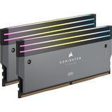 Corsair Dominator Titanium RGB 64 Go DDR5-6000 (2x 32 Go) mémoire vive Gris, CMP64GX5M2B6000Z30, XMP, EXPO