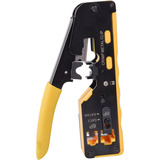 Digitus Outil de sertissage multimodulaire, Pass through, Pince à sertir Jaune