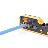 Digitus Outil de sertissage multimodulaire, Pass through, Pince à sertir Jaune