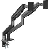 Digitus Support double pour moniteur, 2x 45", 2x 20 kg, Support de moniteur Noir
