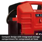 EINHELL Compresseur sans fil TE-AC 36/8 Li OF Set - Solo, 36 Volts (2x18V) Rouge