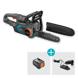 GARDENA PowerSaw 250/18V P4A, 14790-20, Scie à chaîne Gris/Turquoise