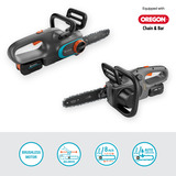 GARDENA PowerSaw 250/18V P4A, 14790-20, Scie à chaîne Gris/Turquoise