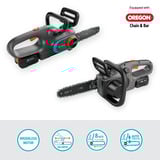 GARDENA Scie à chaîne sans fil PowerSaw 250/18V P4A Set Prêt à l'emploi Gris/Turquoise