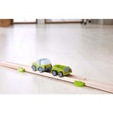 HABA Kullerbü - Véhicule tout-terrain avec remorque, Jeu véhicule Anthracite/Blanc