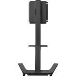 HAGOR BrackIT Rotate 165,1 cm (65") Noir Sol, Support Noir, Autonome, 45 kg, 116,8 cm (46"), 165,1 cm (65"), 400 x 400 mm, Noir