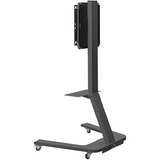 HAGOR BrackIT Rotate 165,1 cm (65") Noir Sol, Support Noir, Autonome, 45 kg, 116,8 cm (46"), 165,1 cm (65"), 400 x 400 mm, Noir