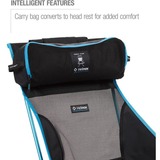 Helinox A1900070-BEABLA chaise de plage Noir, Bleu, Gris Assis(e), Siège Noir/Bleu, Noir, Bleu, Gris, Assis(e), Aluminium, 145 kg, CE, 830 mm