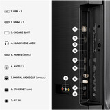 Hisense 43E7S téléviseur Hi-QLED 43" Ultra HD QLED Noir